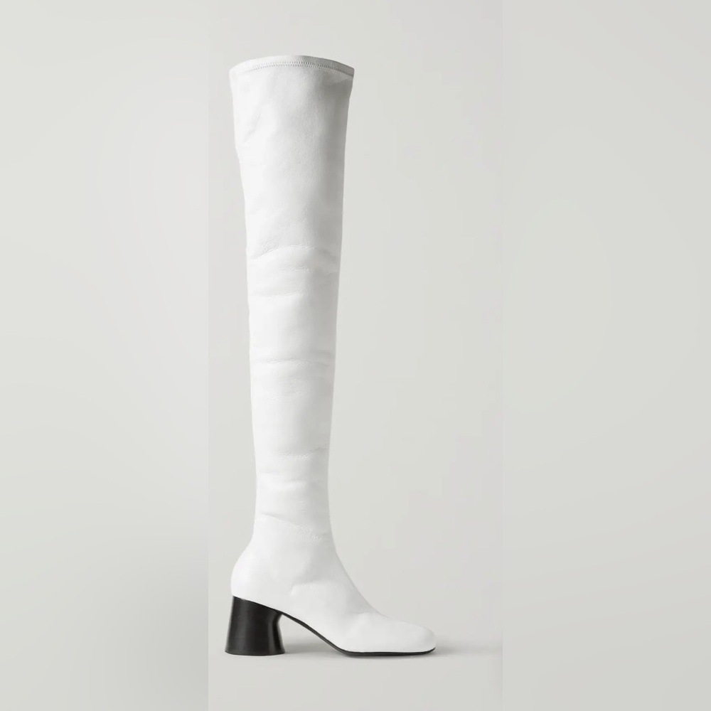 Khaite Admiral White OTK boots 39=9